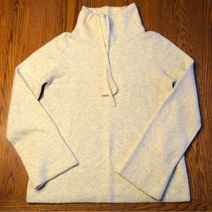 Women’s Loft Cream Funnel Neck Sweater Size Medium